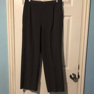 Briggs New York Charcoal Wide Leg Pants